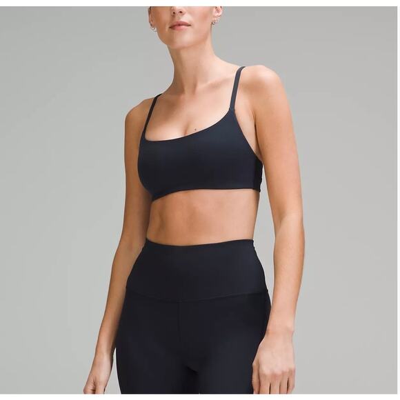 NWOT Lululemon Wunder Train Strappy Racer Bra Light Support, A/B Cup - in Black - Picture 1 of 5